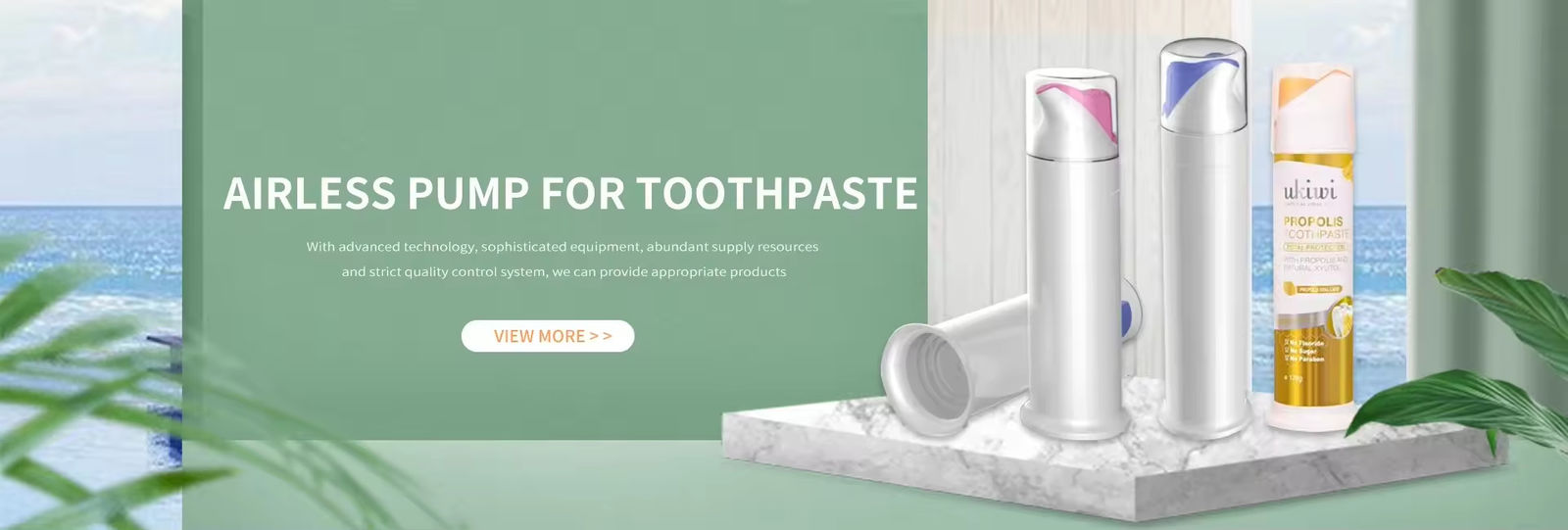 Dispensatore di pompe per dentifricio