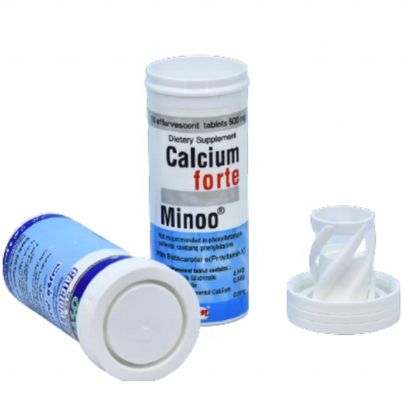 comprare Tubo per compresse effervescente in PP da 38 mm*96 mm con copertura per la contrazione del dessicante e certificato ISO 9001 fabbricazione online