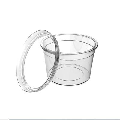 comprare 7oz Coppa di dolce congelato in plastica trasparente e monouso con coperchio fabbricazione online