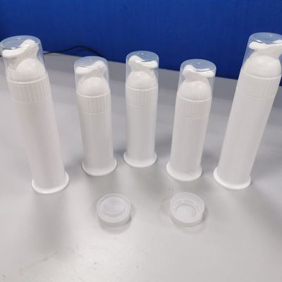 comprare Dispensatori a pompa di plastica vuoti da 100 ml Bottiglie cosmetiche senza aria con decorazione personalizzata fabbricazione online