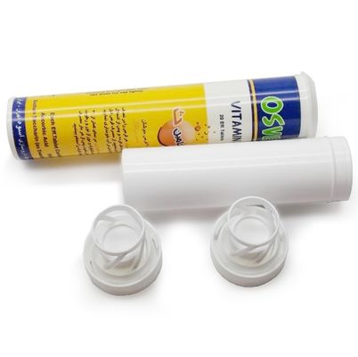comprare Dimensioni personalizzate tubo di imballaggio opzionale di plastica per dolci per compresse effervescenti di vitamina C fabbricazione online