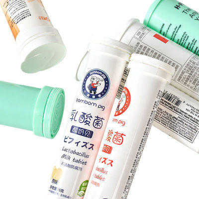 comprare 2024 Prodotto Colorato Disegno Personalizzato PP Vacanze Effervescenti Tablette Tubi con Capo fabbricazione online