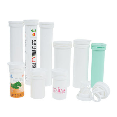 Vc Effervescent Tablet Tube and Vitamin C Bottle with Desiccant Cap in PP Plastic