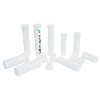 PP Material Customized Logo Plastic Effervescent Tablet Tube for Medical Supplements