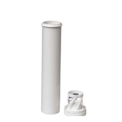 Effervescent Tablets Packaging Solution Pp Empty Plastic Soluble Effervescent Tube Tablet Bottle with Desiccant Cover IML
