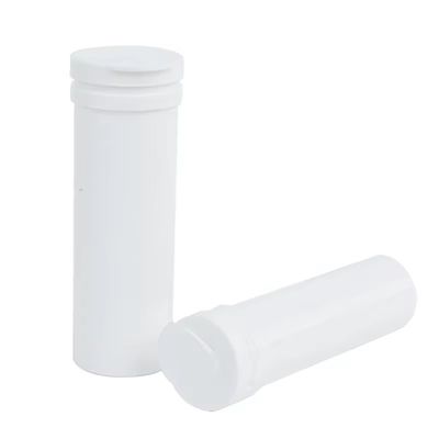 comprare Tubo di imballaggio per compresse effervescenti per pillole mediche pezzo OEM e tubo di plastica bianco fabbricazione online