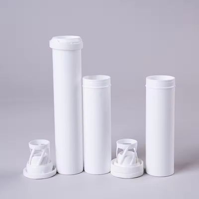 80ml Medical Cylinder PP Plastic Pill Capsule Vitamin Effervescent Tablet Tube Bottle With Proof Cap