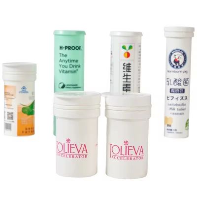 Effervescent Tablets Packaging Tube in PP Material for Custom Medical Pills and Candy