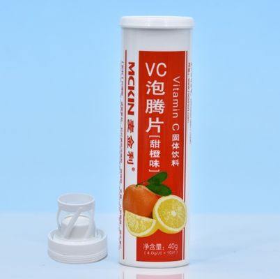 comprare 99mm Vitamina E Effervescente compresse tubo Bottiglie contenitori di plastica confezionate con dessicante fabbricazione online