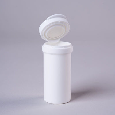 PP Plastic Custom White Straight Capsule Storage Bottle For 2024 Arrivals Of Vitamins