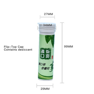 Airtight Seal Easy To Open Lids Vitamin Tablets Packaging Eco-friendly