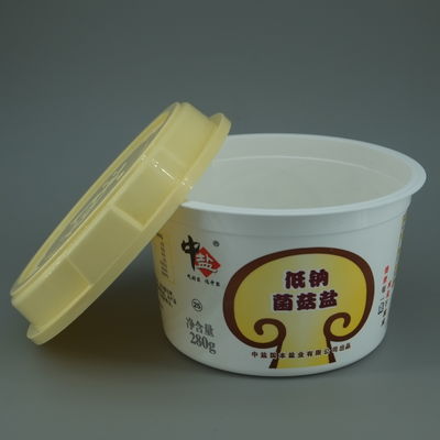 Contenitore di gelato di plastica per la confezione del latte