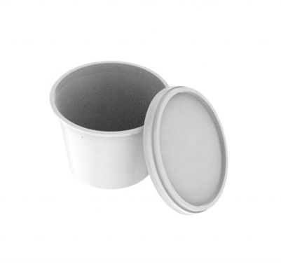 500 ml Coppa di yogurt durevole e ecologica con parete sottile e logo personalizzabile FSSC22000