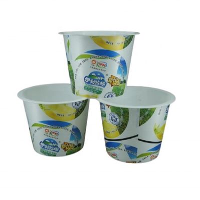 Coppa a logo personalizzato 2023 Supply Food Grade Pp Coppa di plastica per gelati e yogurt