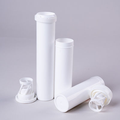 2024 Materiale PP Offset Printing Effervescente Tablette Bottiglia con copertina a flip desiccant
