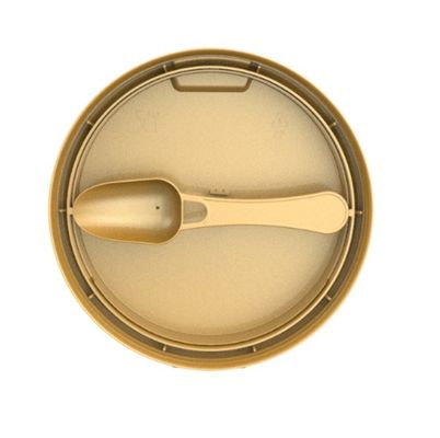 OEM accettato Flip Top latte in polvere può coprire BPA libero di plastica di latta coperchio con cucchiaio