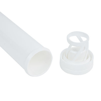 Personal Care Effervescent Tablets Packaging Tubes with Desiccant Cap and Custom Logo