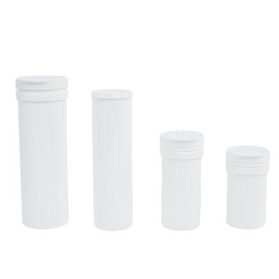 Dimensione di viaggio Compresse effervescenti personalizzate Imballaggio Bottiglia Materiale PP bianco e tappo