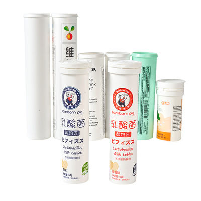 Medicina plastica su misura Vitamina C Effervescente Tablet Tubes per Stampa Colore 6 colori MAX