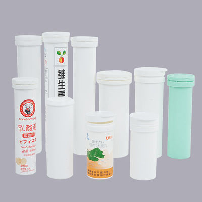 50/60/80/90 ml vuoti Vitamina C Contenitore di compresse effervescenti Imballaggio in tubo di plastica in PP