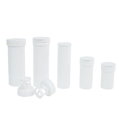 Materiale PP Vitamina C Plus Bottiglia per compresse effervescenti Logo personalizzato Tubo vuoto per pillole con tappo