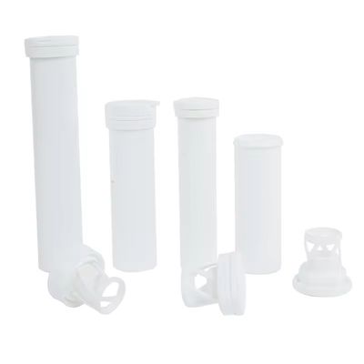 Superficie opaca Vitamina Bottiglia effervescente 150ml PP tubo di plastica dritto per il viaggio vuoto