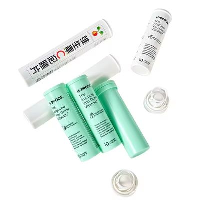 OEM Accepted Effervescent Tablet Tube Medicine Bottle con disegno e stampa personalizzati