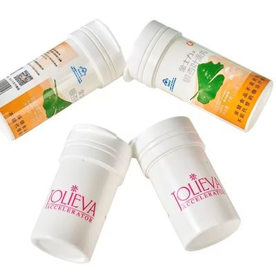 Private Label Custom Tube Vitamin C Effervescent Tablet Bottles with PP Collar Material Injection Molding