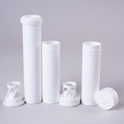 Tipo di plastica PP Effervescente compressa Vitamina C tubi di imballaggio tubo per design di caramelle tubi