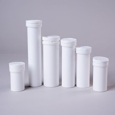 PP Plastic Custom White Straight Capsule Storage Bottle For 2024 Arrivals Of Vitamins