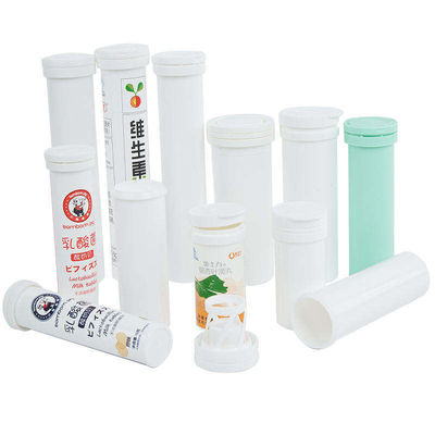 Tubo per compresse effervescente ecologico con tipo di plastica PP e 6 colori MAX Color di stampa