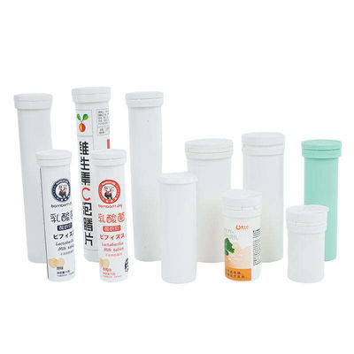 Effervescent Tablet Bottles with Cap Dry Offset Printing and Easy Cleaning