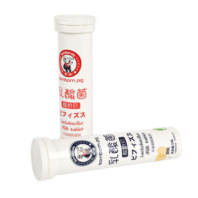 Stampa personalizzata Colore Logo personalizzato Vitamina C Tablette Tubo di imballaggio