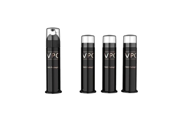 Disponibilità liscia vuota di plastica senza aria Pompa bottiglia dentifricio etichetta personalizzata disponibile
